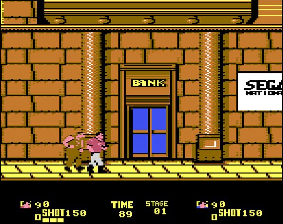 E-SWAT - Commodore 64 game screenshot (1990) by US Gold
